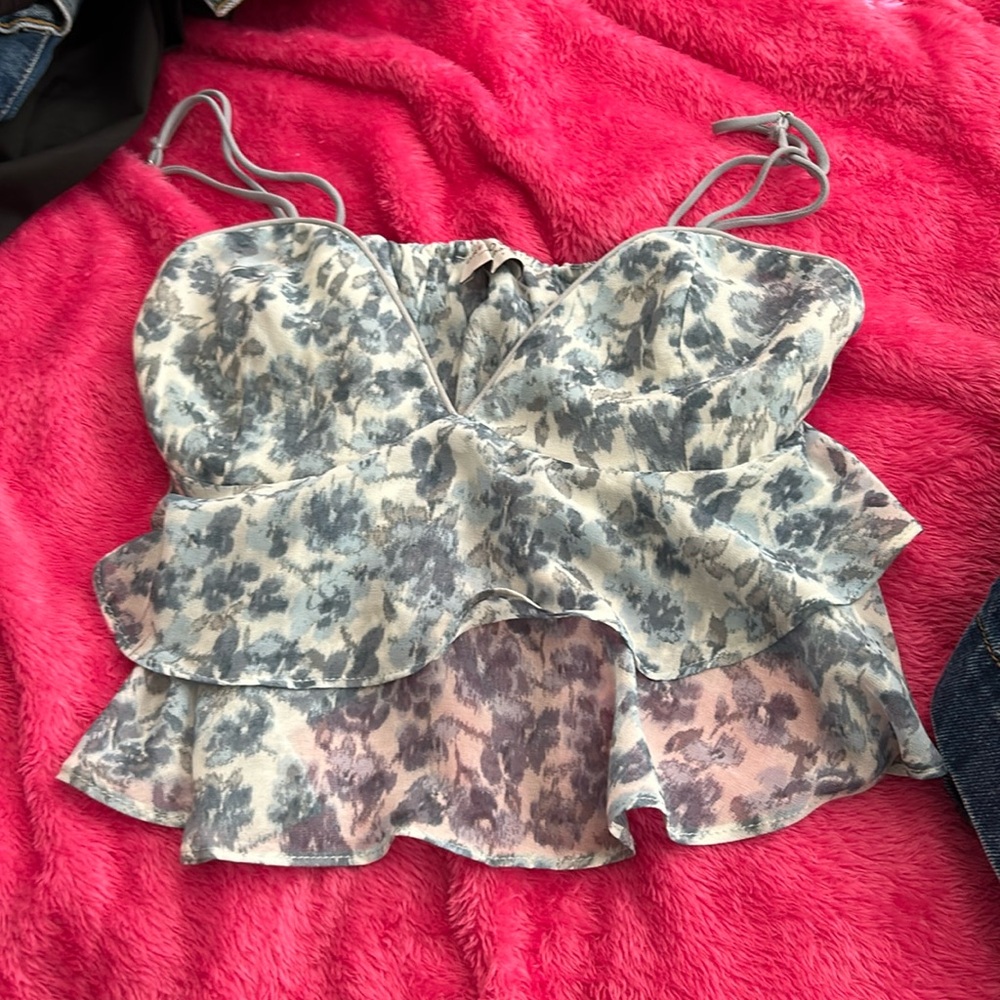 Floral tank top